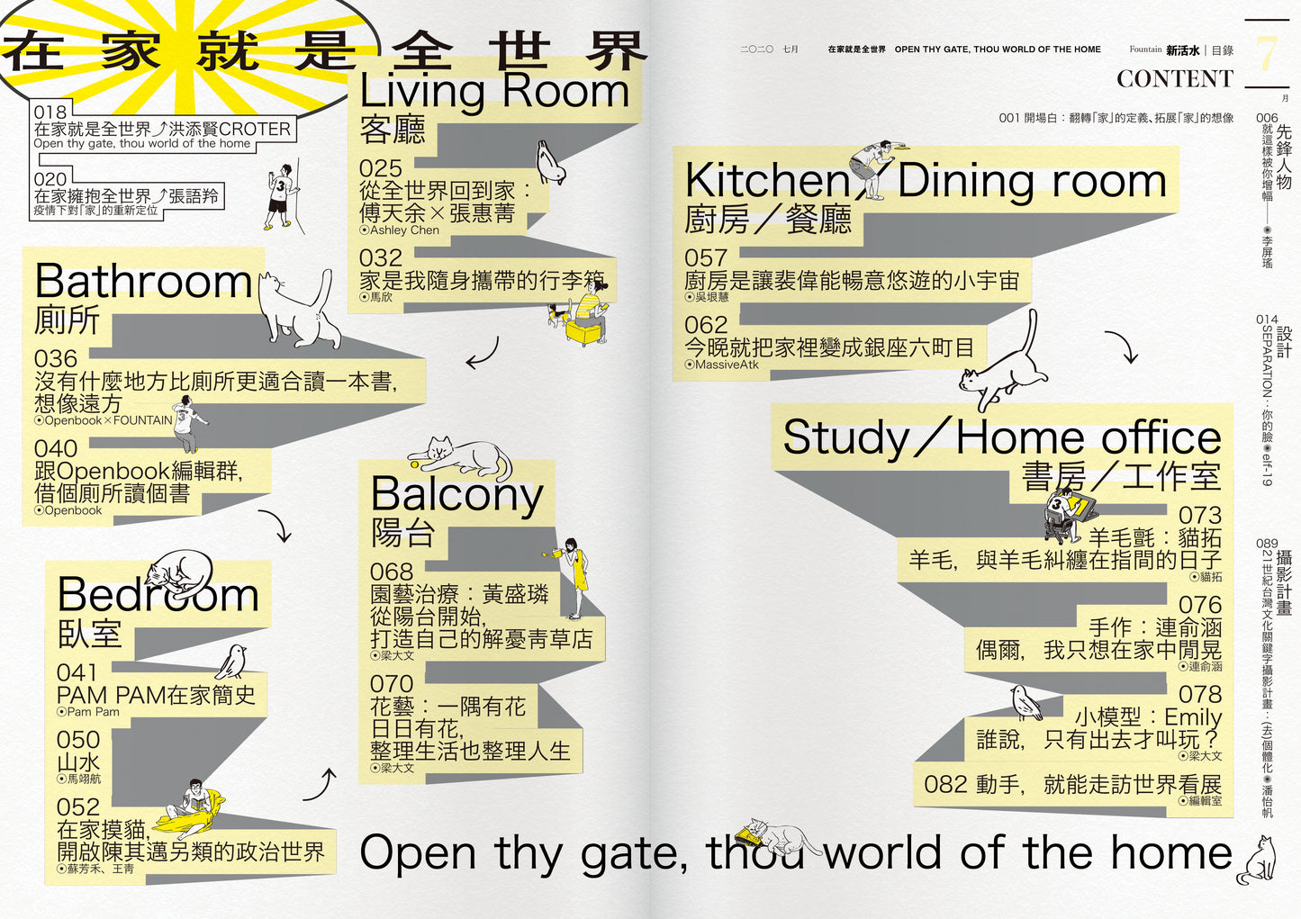 《Fountain 新活水》雜誌18期【在家就是全世界】